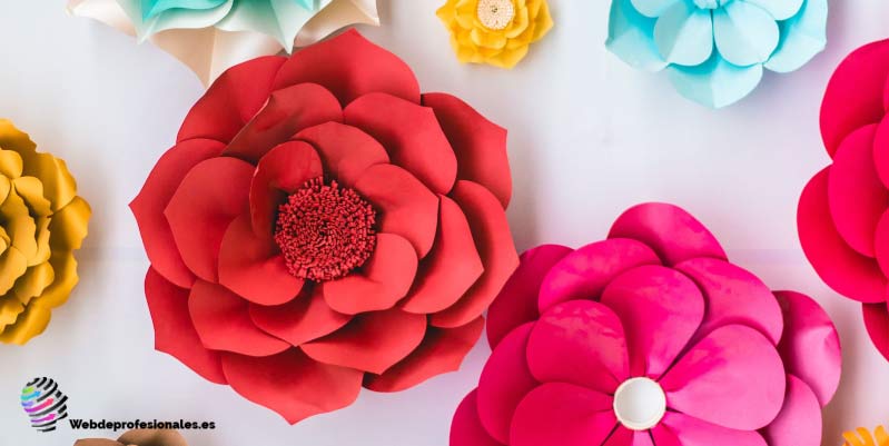 Norma Tiempo de día voz ▷ Cómo hacer flores de papel paso a paso - Web de Profesionales